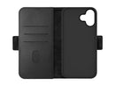 Plånboksfodral iPhone 16 Plus - Svart