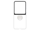 Samsung Silikonskal m/ring Samsung Z Flip6 - Transparent