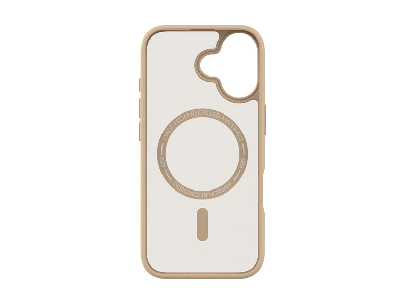 Frosted TPU-deksel iPhone 17 Magsafe - Beige