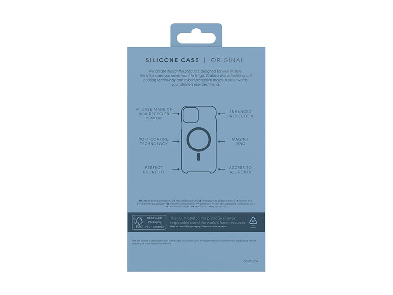 Silikonfodral iPhone 16 Magsafe - Blå