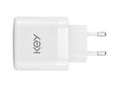 Key 45W Duo Strömadapter USB-C + USB-A