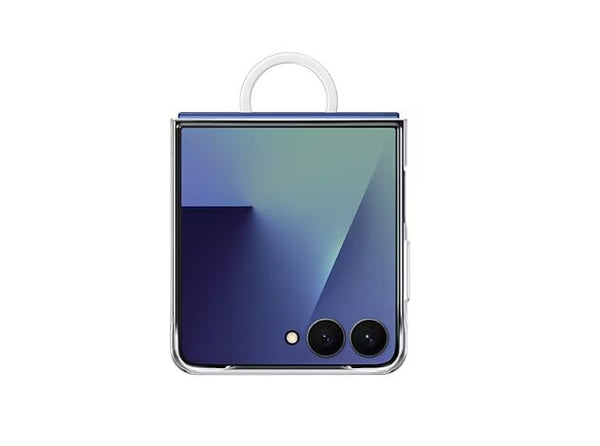 Samsung Ring Silikonfodral Samsung Z Flip7 - Transparent