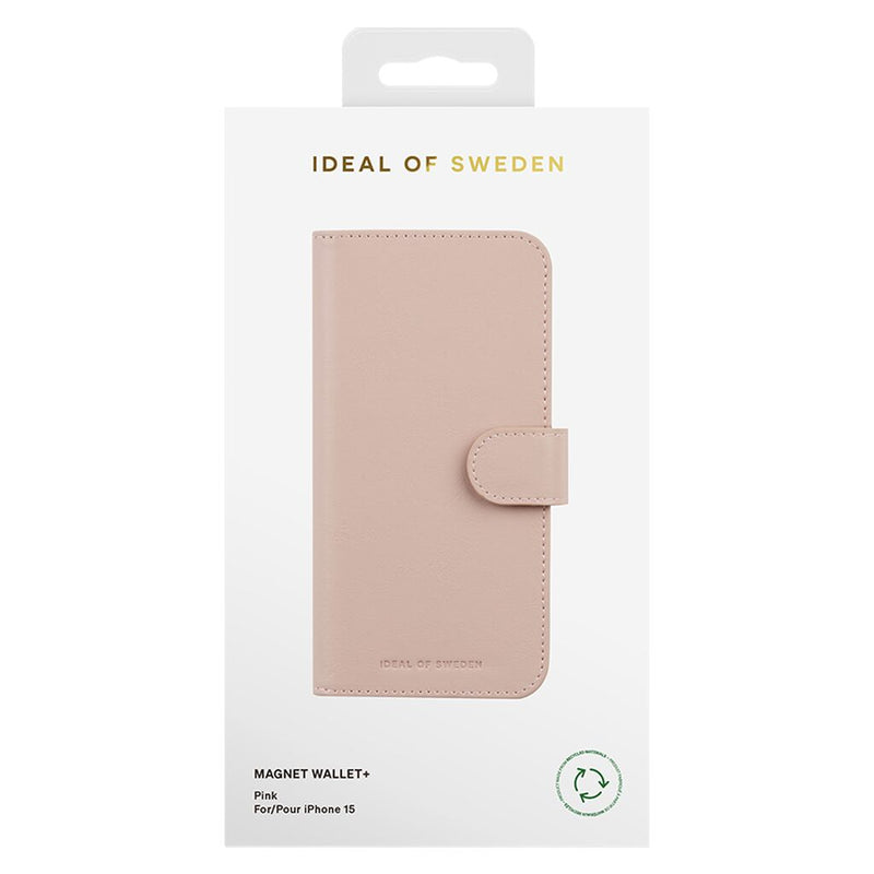 iDeal Magnet Plånboksfodral iPhone 15 - Rosa