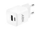 KEY 20W Duo Strömadapter USB-A och USB-C