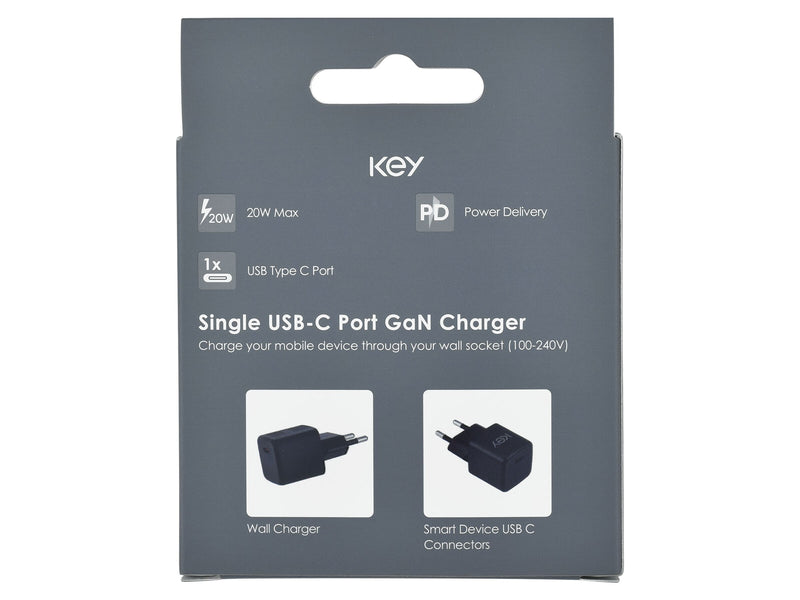 Key GaN 20W Strömadapter USB-C