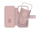 Plånbok med magnetiskt skal iPhone 17 Pro - Rosa
