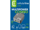 CellularLine 42W Multipower 2 Combo Strömadapter USB-A och USB-C