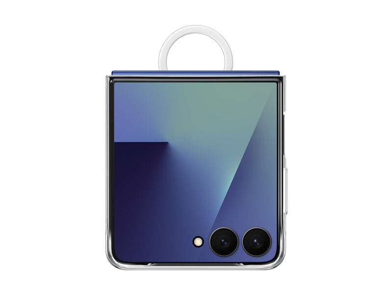 Samsung Ring Silikonfodral Samsung Z Flip7 - Transparent