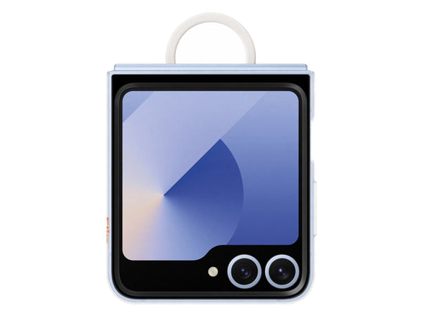 Samsung Silikonskal m/ring Samsung Z Flip6 - Transparent