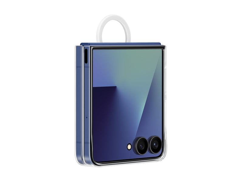 Samsung Ring Silikonfodral Samsung Z Flip7 - Transparent