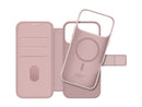 Plånbok med magnetiskt skal iPhone 17 Pro Max - Rosa