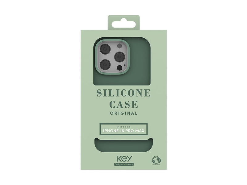 Silikonfodral iPhone 16 Pro Max Magsafe - Grön