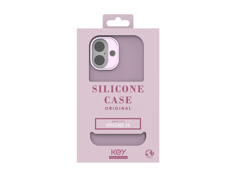 Silikonfodral iPhone 16 Magsafe - Rosa