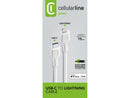 CellularLine Laddkabel USB-C till Lightning