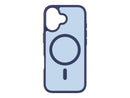 Frosted TPU-deksel iPhone 17 Magsafe - Blå