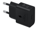 Samsung 25W Strömadapter USB-C med kabel - Svart
