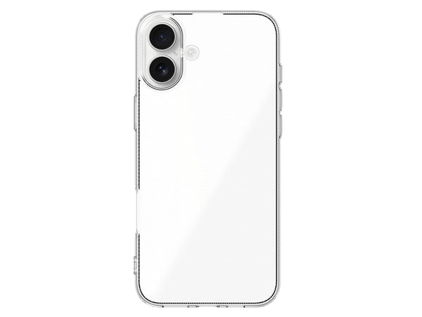 Silikonfodral iPhone 16 Plus - Transparent
