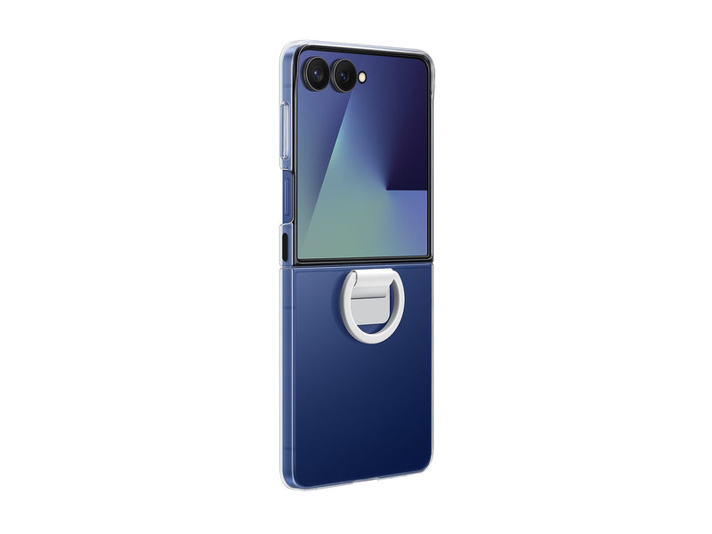 Samsung Ring Silikonfodral Samsung Z Flip7 - Transparent