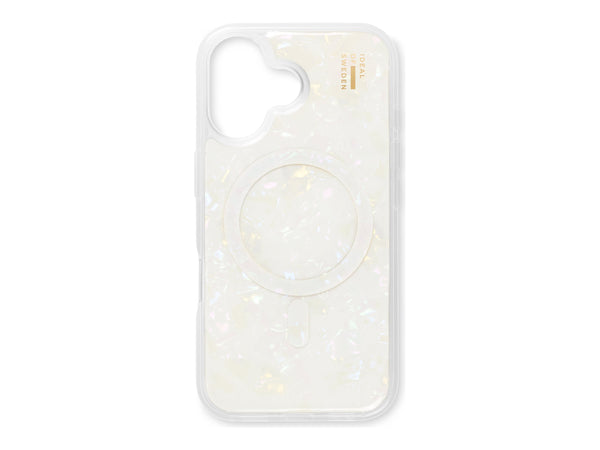 iDeal Pearlized Mobilfodral iPhone 16 - Vit