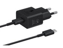 Samsung 25W Strömadapter USB-C med kabel - Svart
