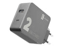 CellularLine 42W Multipower 2 Combo Strömadapter USB-A och USB-C