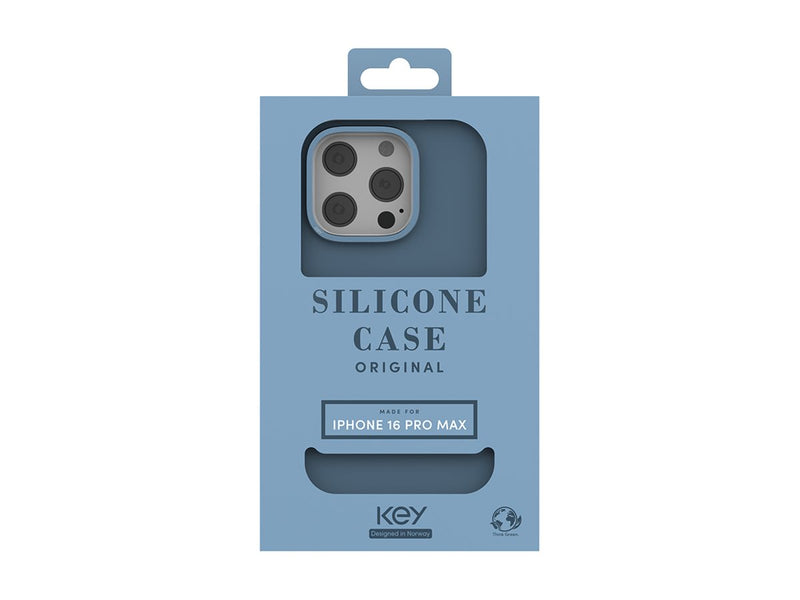 Silikonfodral iPhone 16 Pro Max Magsafe - Blå