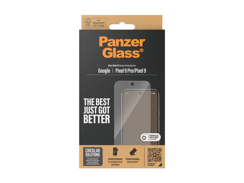PanzerGlass Skärmskydd Google Pixel 9/9 Pro