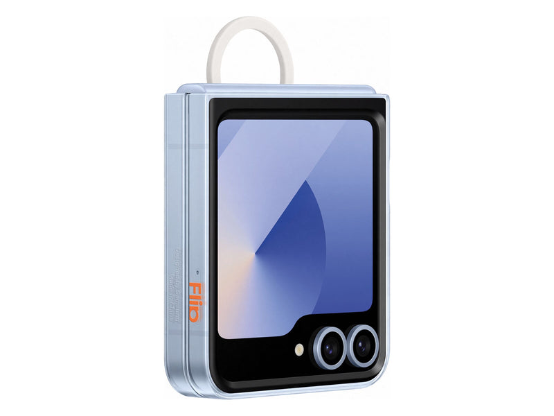 Samsung Silikonskal m/ring Samsung Z Flip6 - Transparent