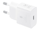 Samsung 25W GaN Strömadapter USB-C - Vit