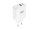 Key 45W Duo Strömadapter USB-C + USB-A
