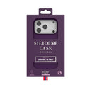Silikonskal iPhone 18 Pro / 17 Pro MagSafe - Mörk körsbärsröd