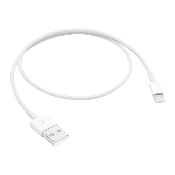 Apple Lightning Till USB Kabel 0,5m Vit