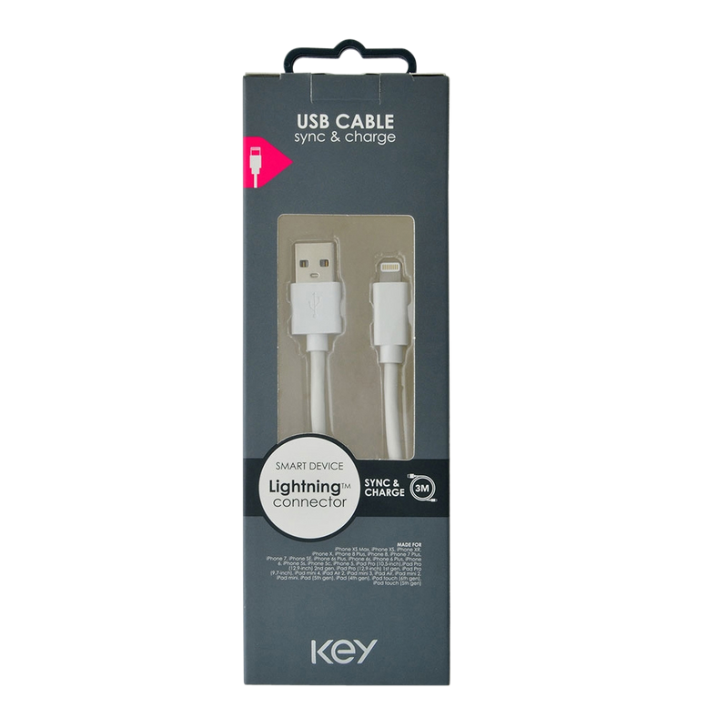 KEY Lightning til USB kabel